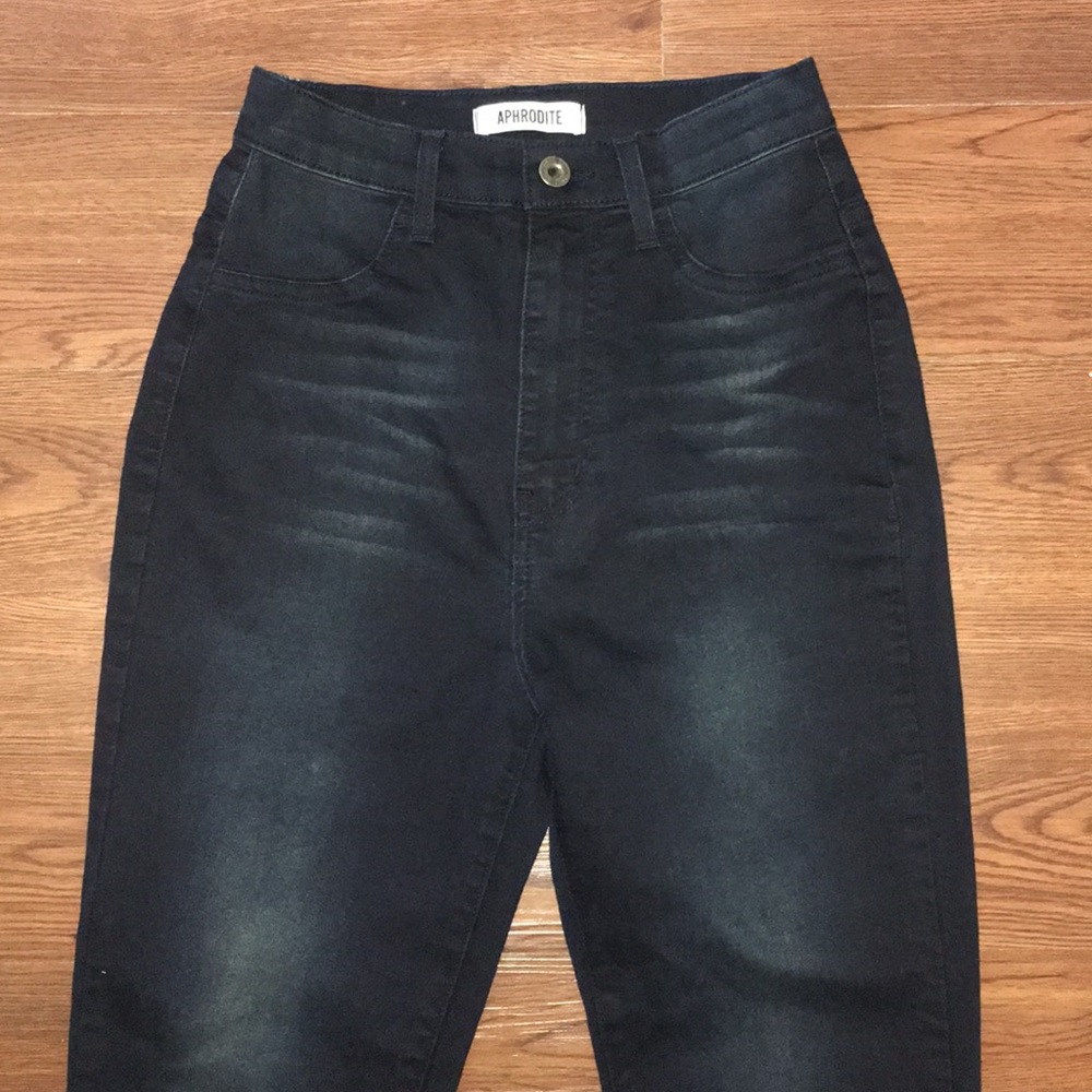 High waist skinny jeans